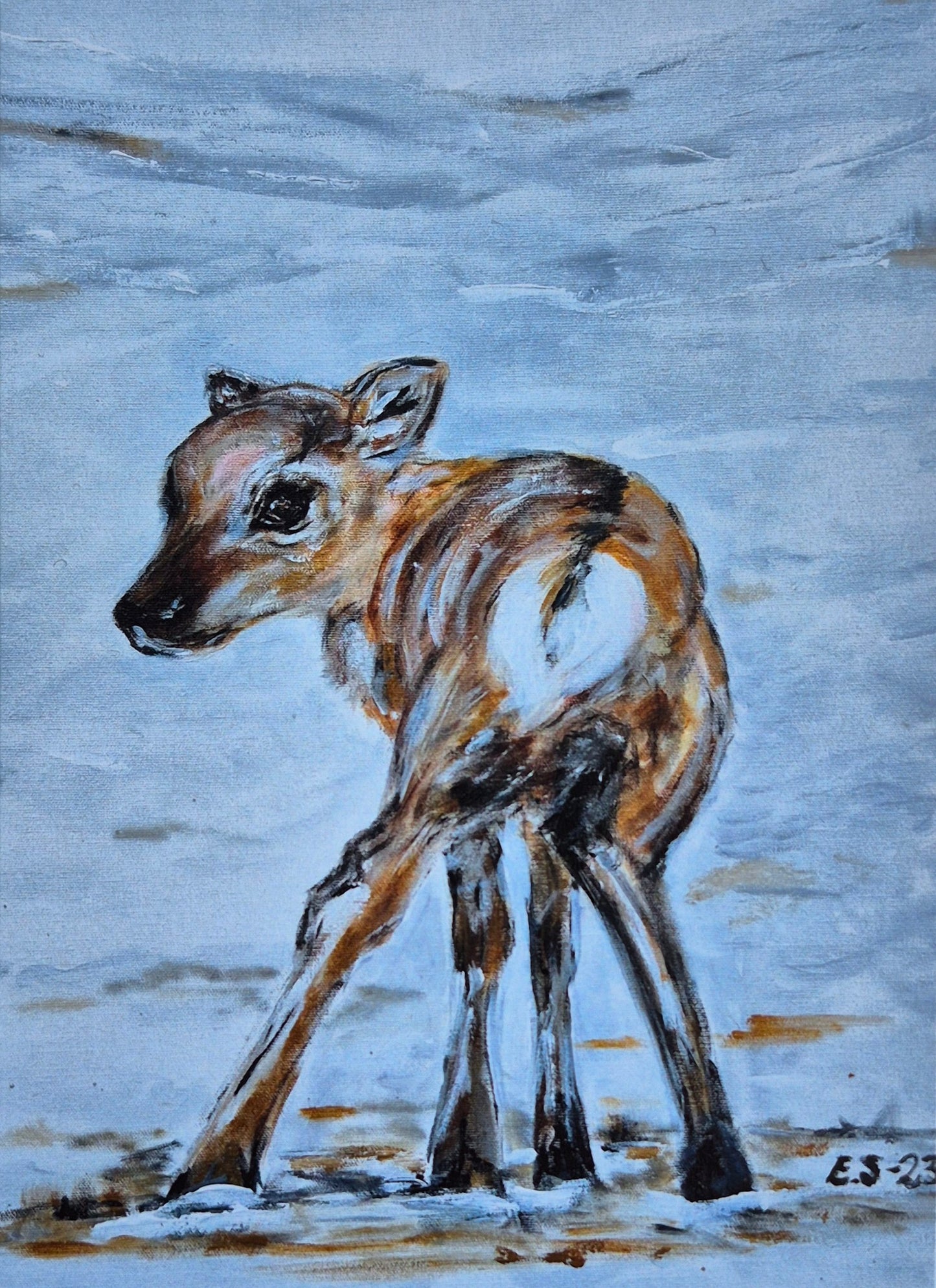 "Käsivarren vasa" Taidekortti A6