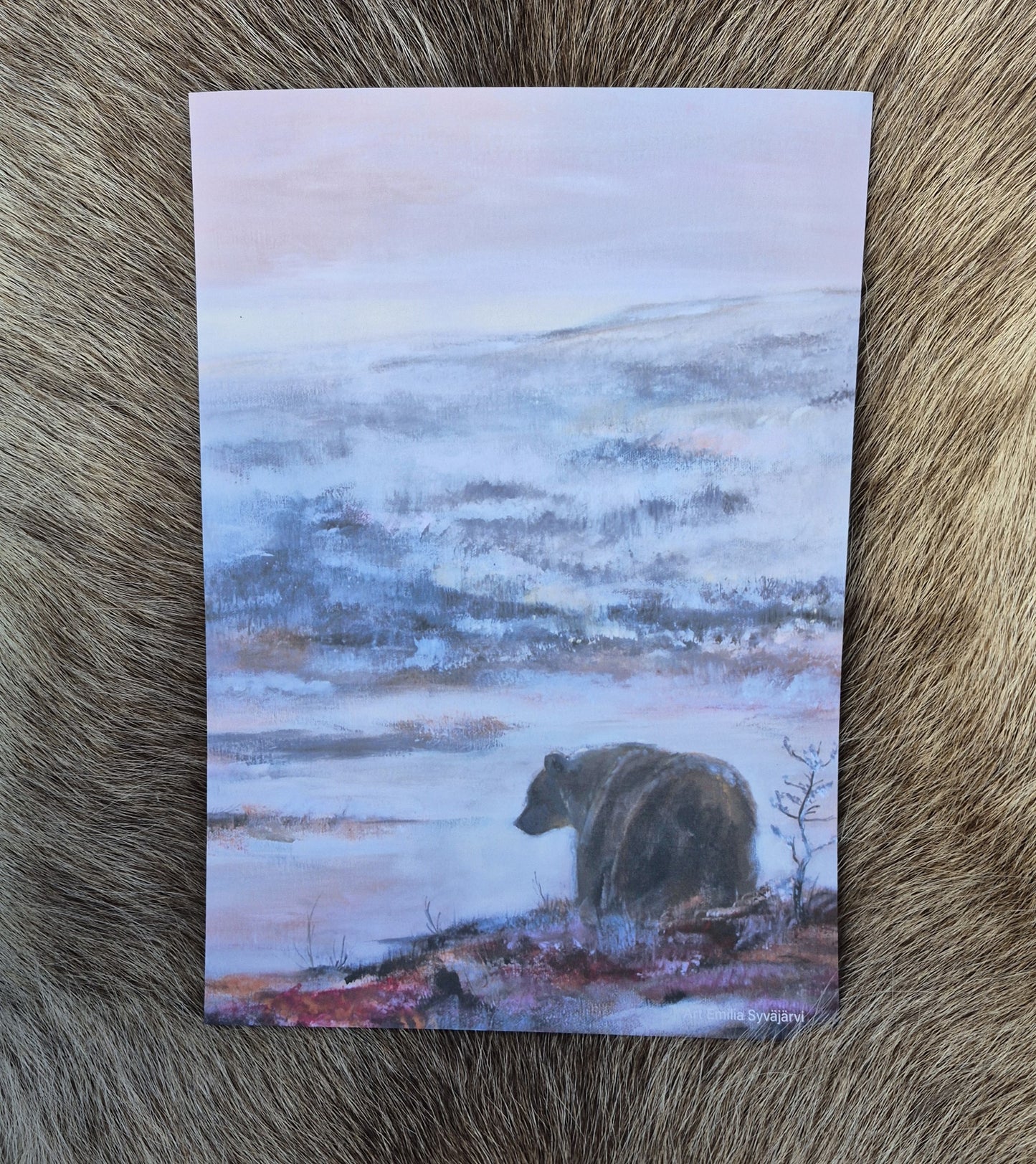 "Talviuni" Taidejuliste A4