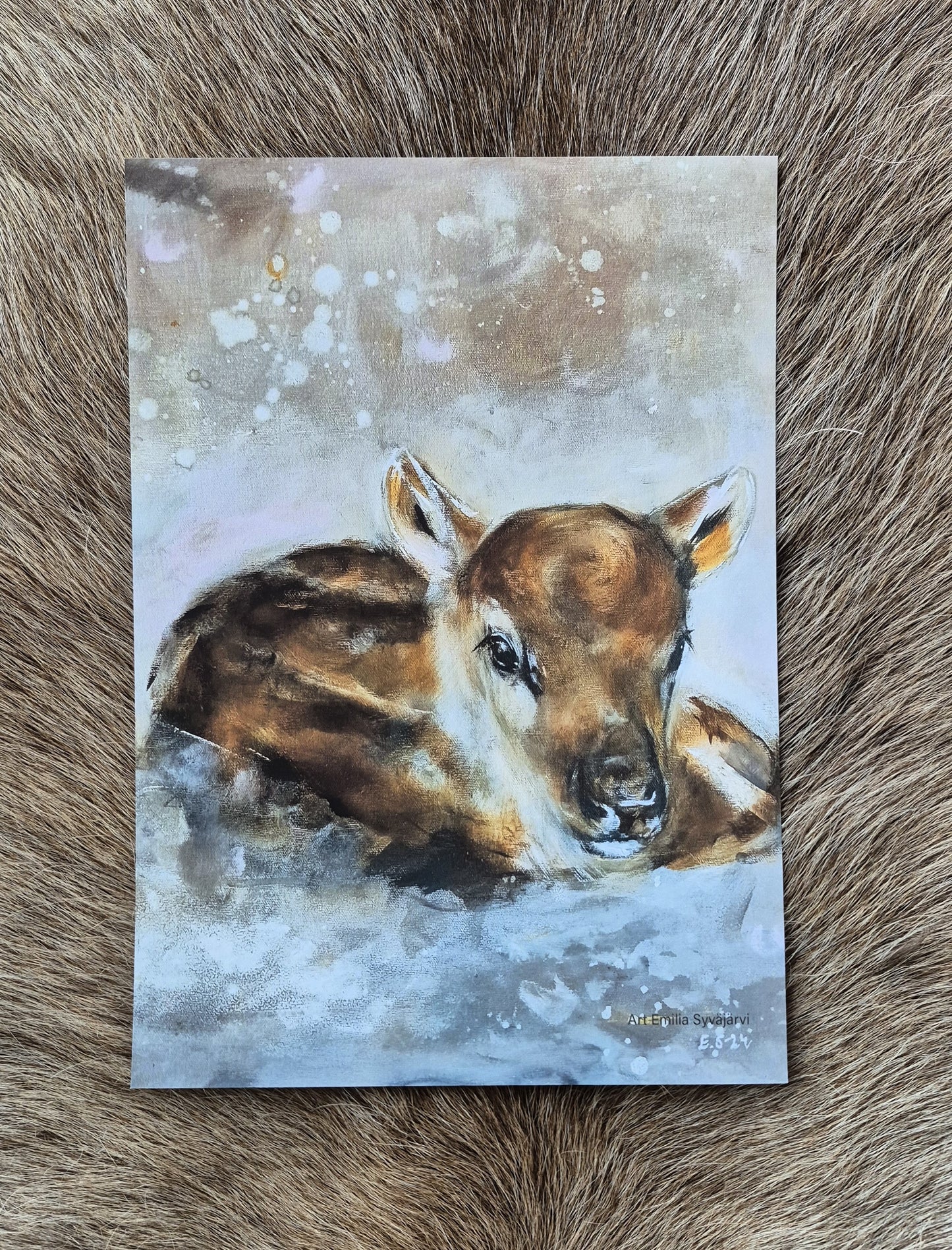 "Hetken tässä" Taidejuliste 30x40 cm