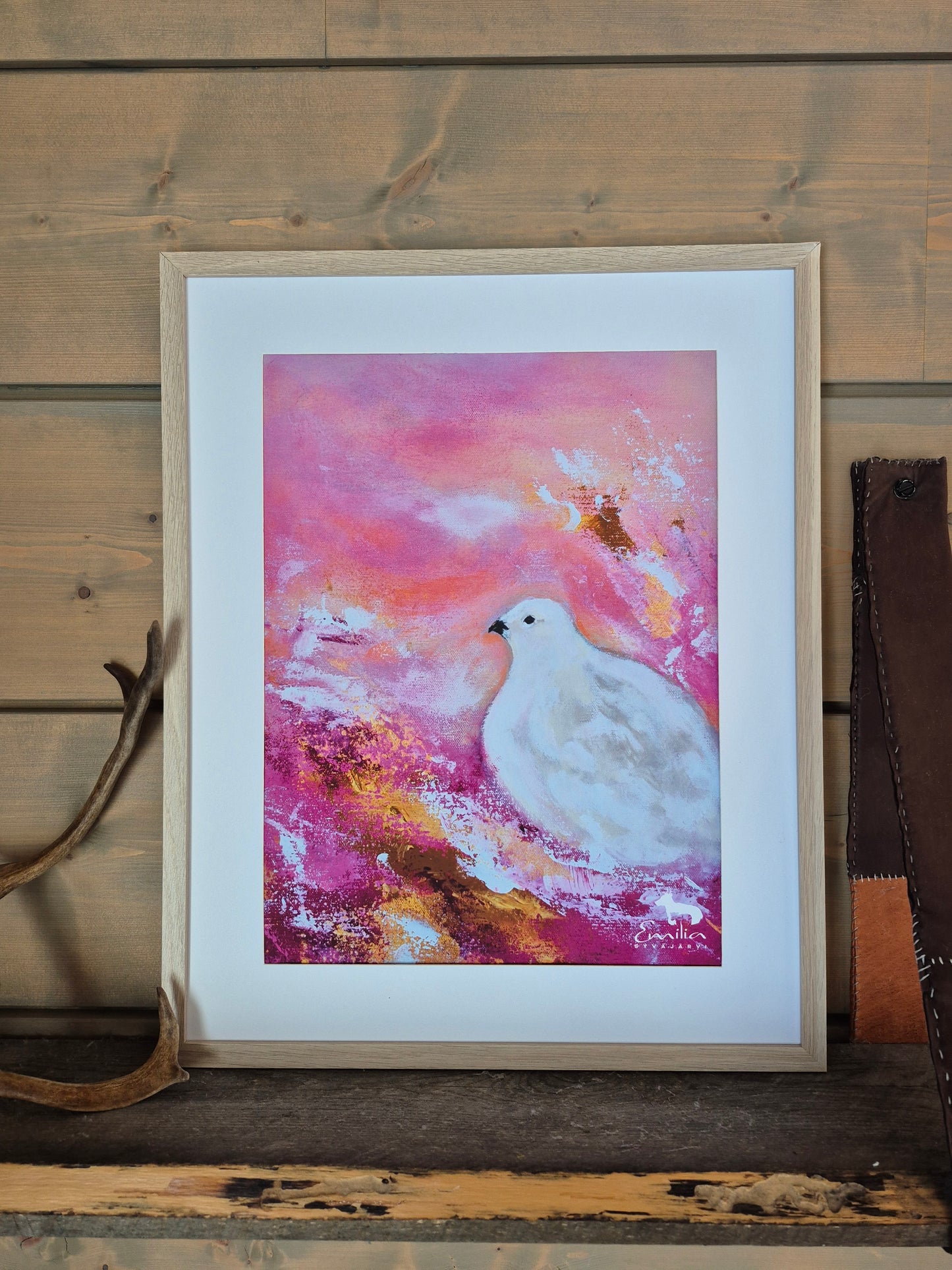 "Keväthangilla" Taidejuliste 30x40 cm