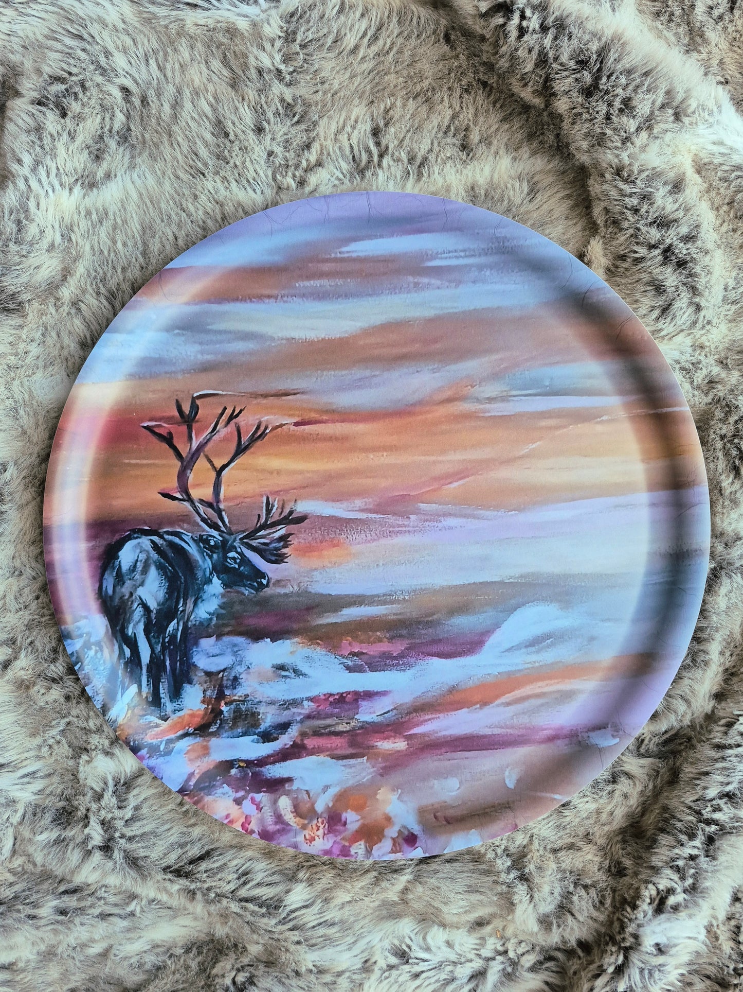 "Syksyn hirvas" Tarjotin 40cm