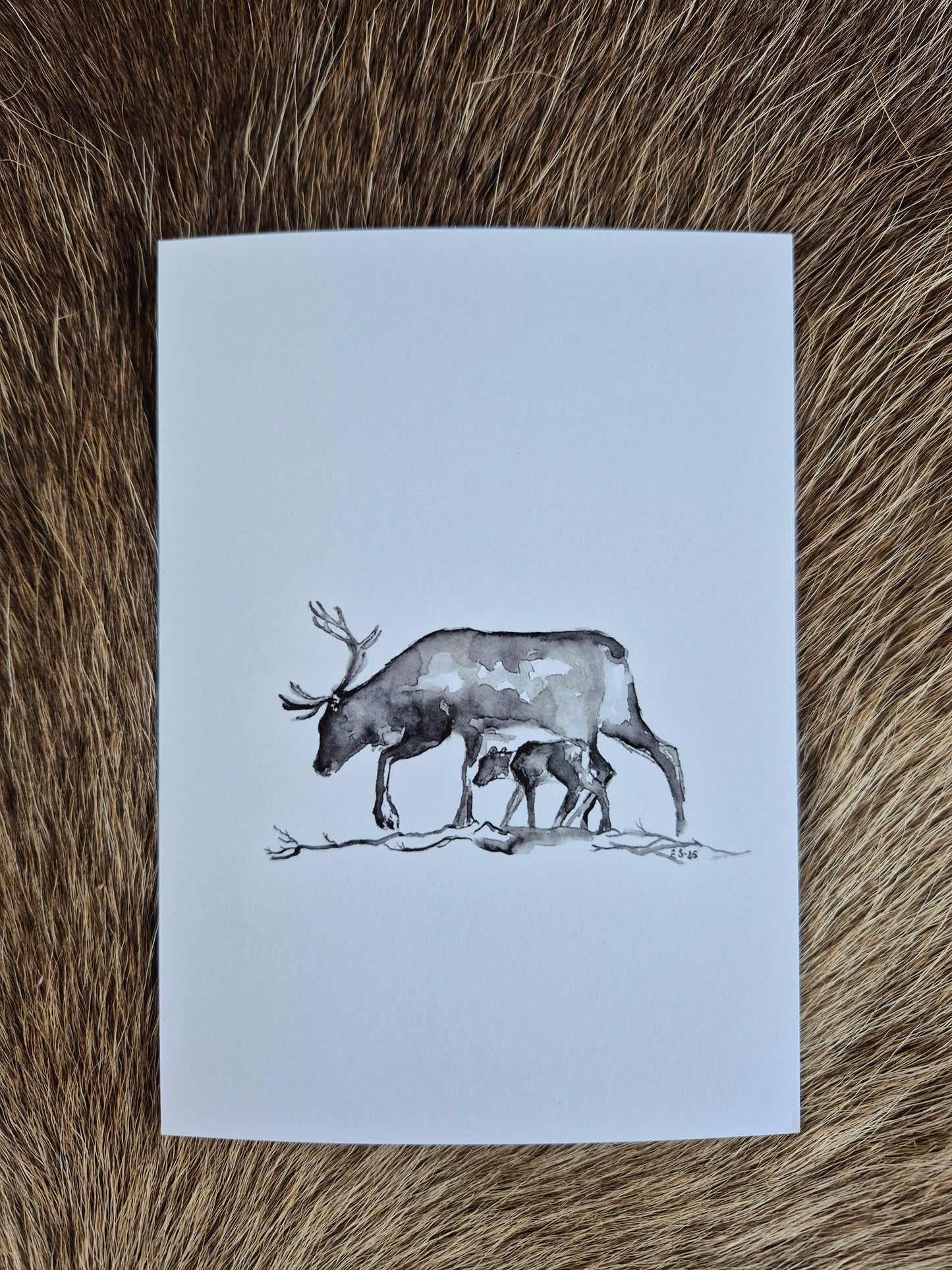 "Kaikkeni" Taidekortti A6