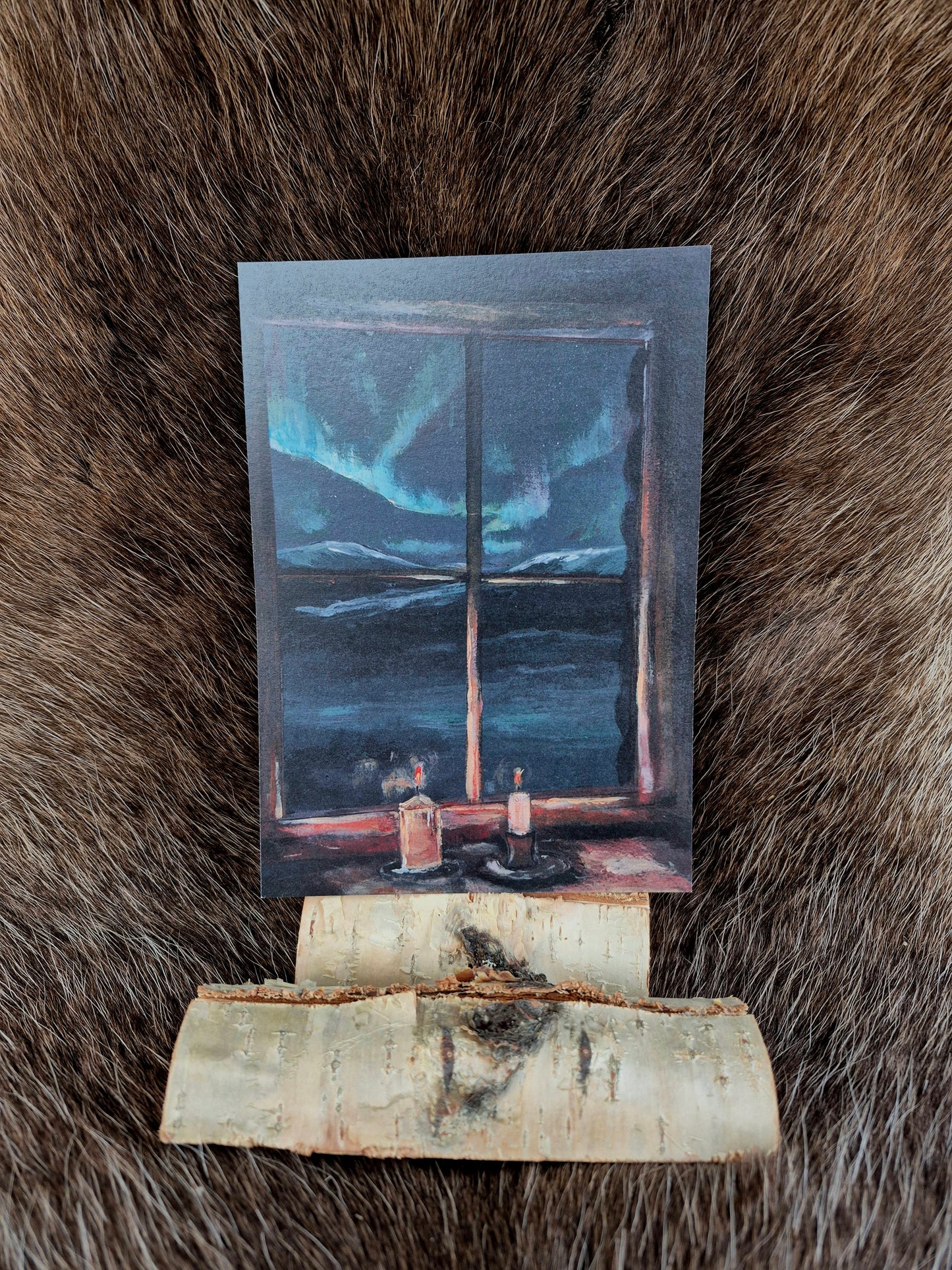 "Lapin rauhaa" Taidekortti A5