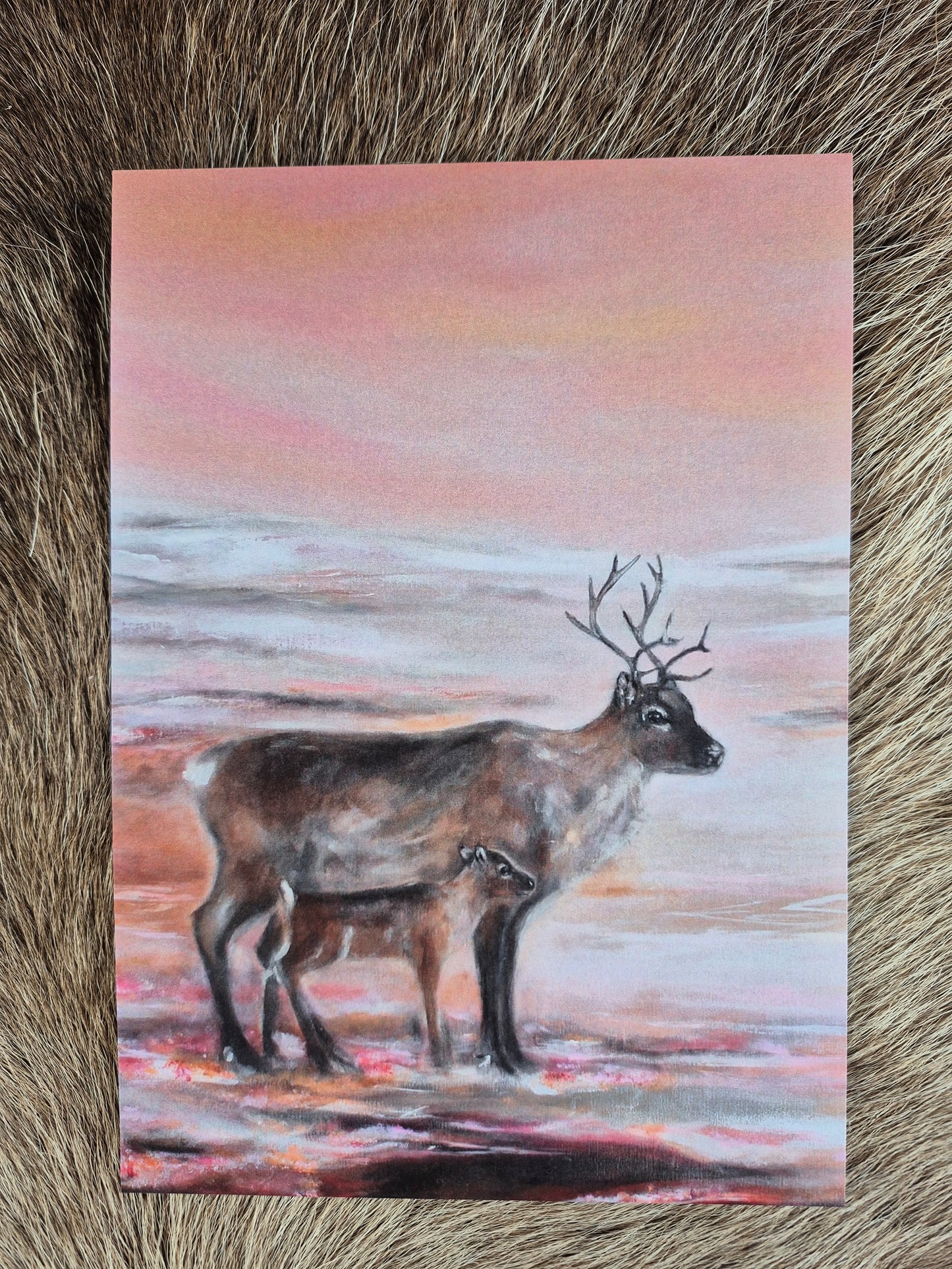 "Vaami ja vasa" Taidekortti A5