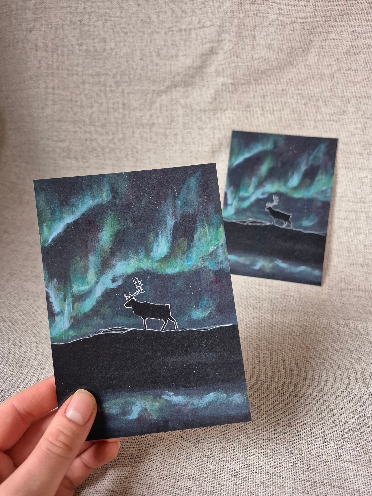 OUTLET "Lumouksen alku" Taidekortti A6