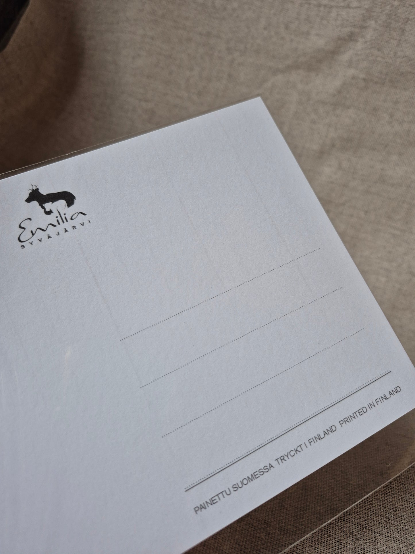 OUTLET "Keväthangilla" Taidekortti A5