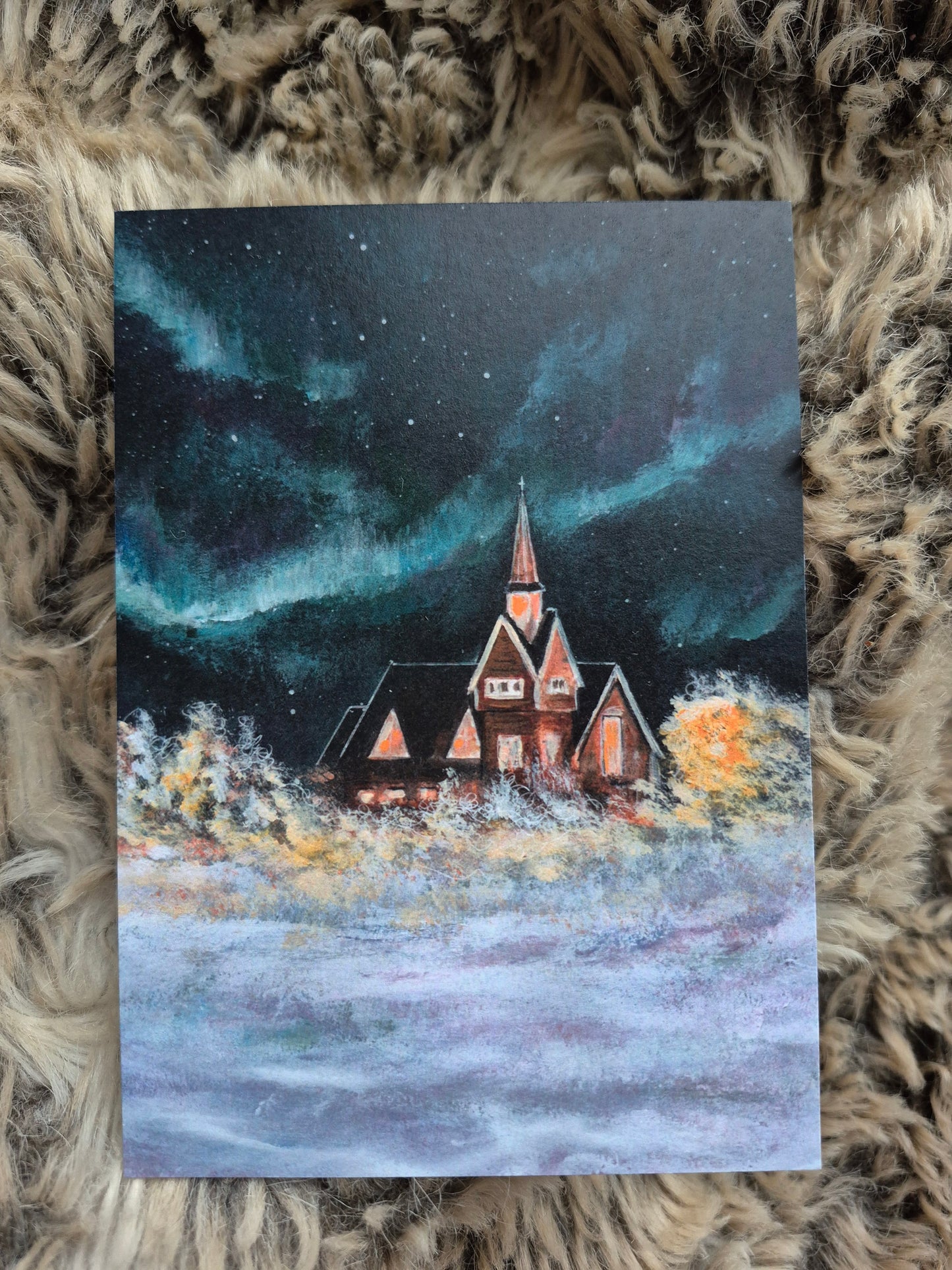 "Gárasavvon" Taidekortti A6