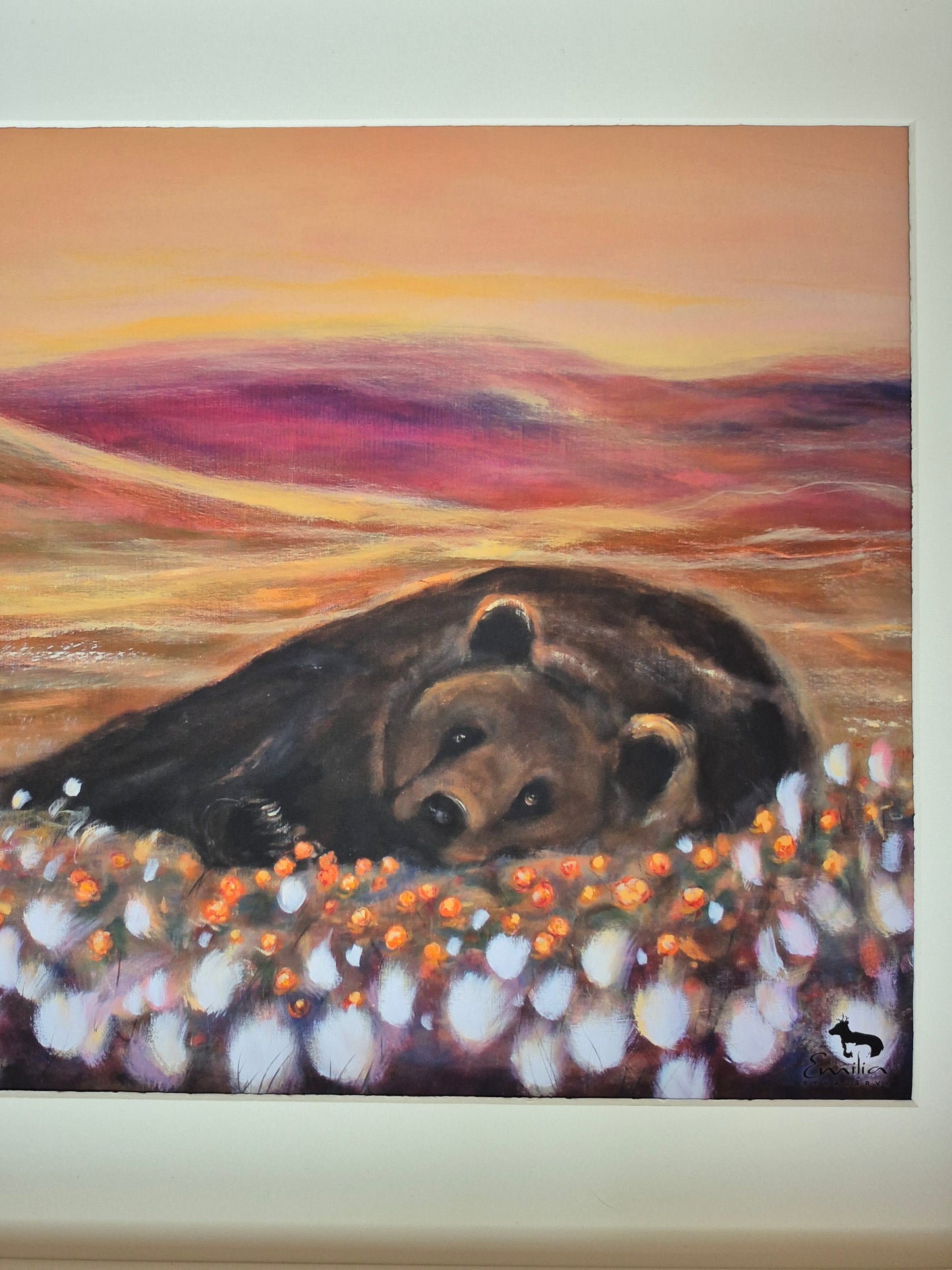 "Jos kertoisin matkoistani" Taidejuliste 30x40cm