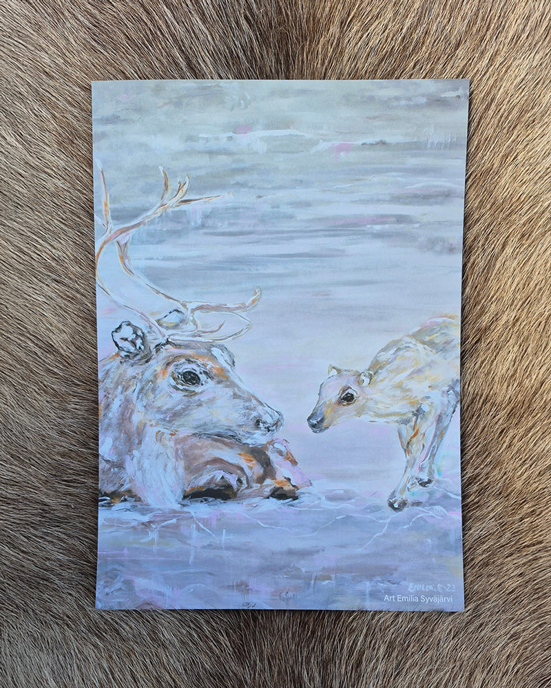 "Luoksesi" Taidejuliste 30x40 cm