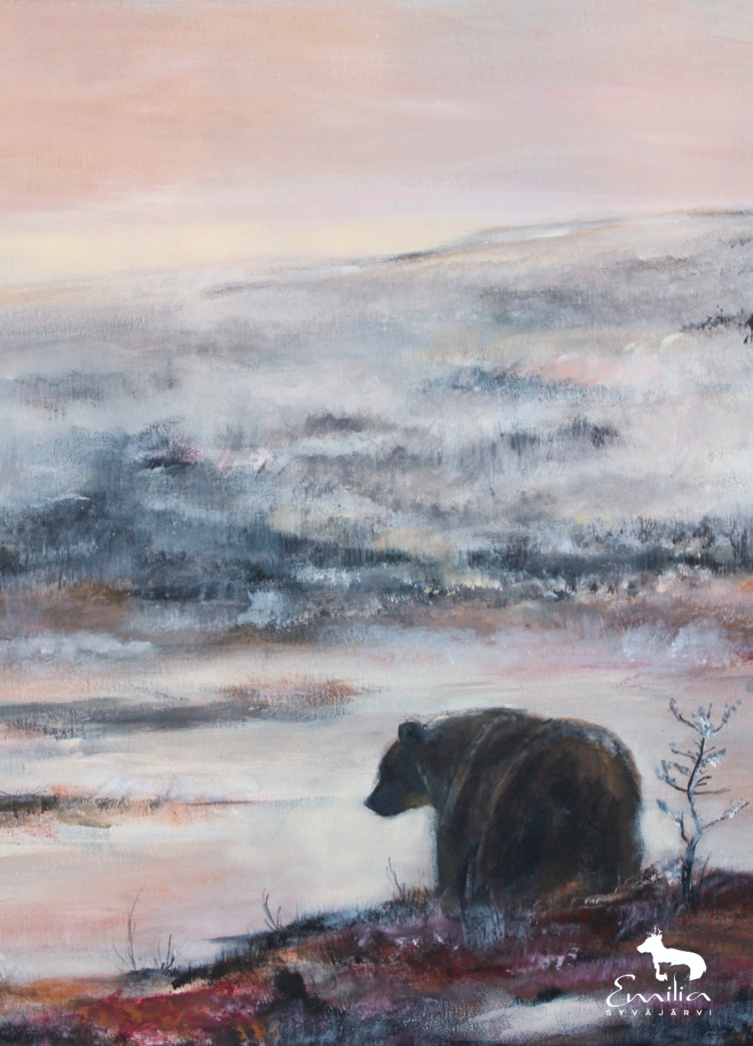 "Talviuni" Taidejuliste 50x70 cm