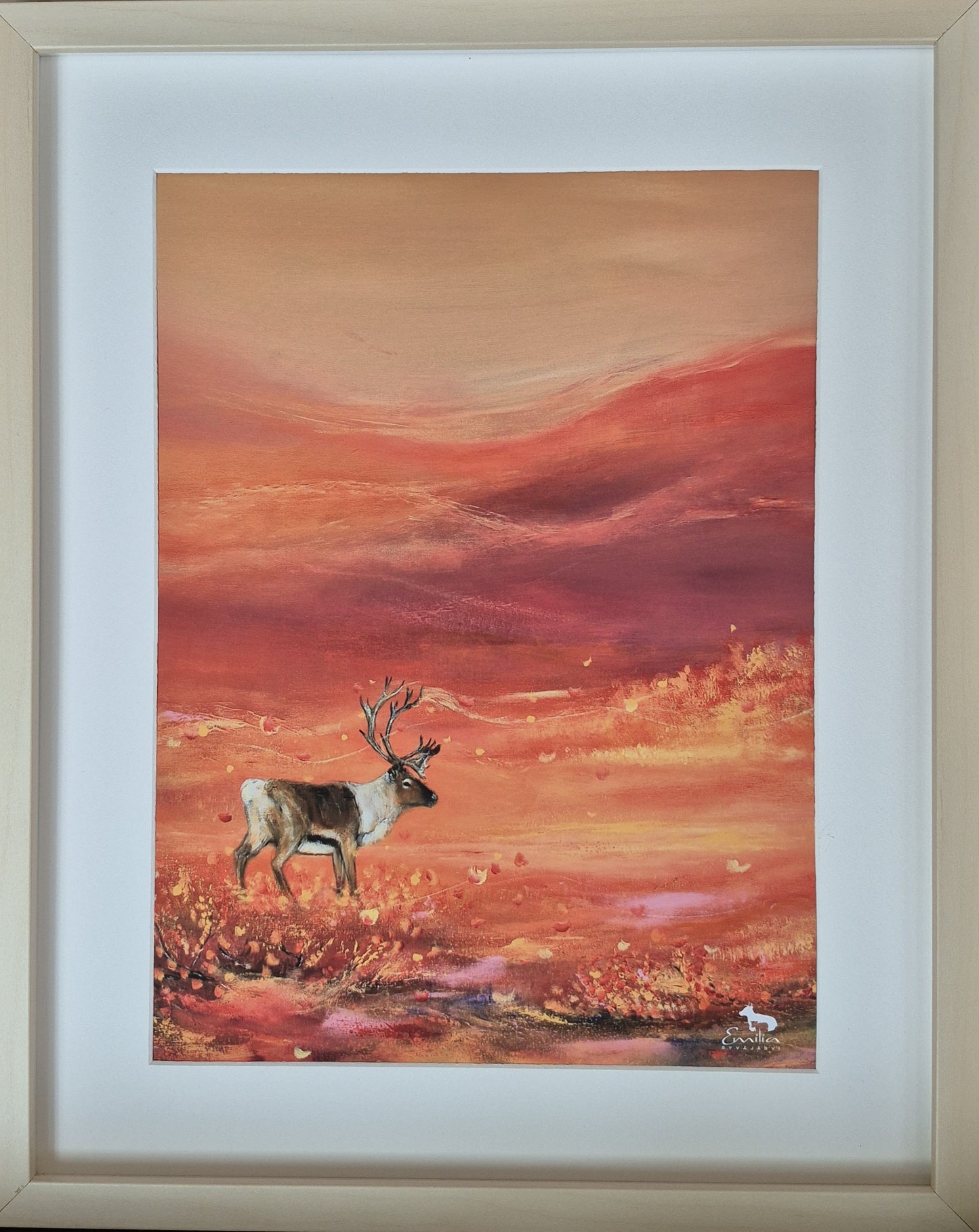 "Syystuuli" Taidejuliste 50x70 cm