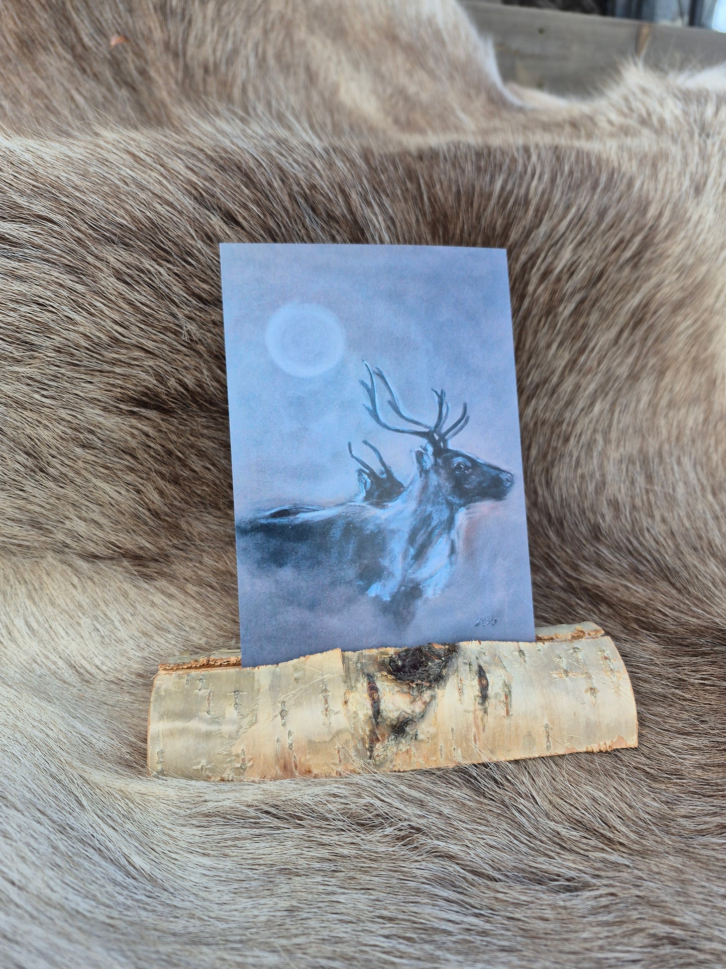 "Kuun kuiskaus" Taidekortti A6