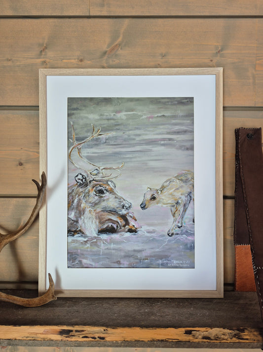 "Luoksesi" Taidejuliste 30x40 cm
