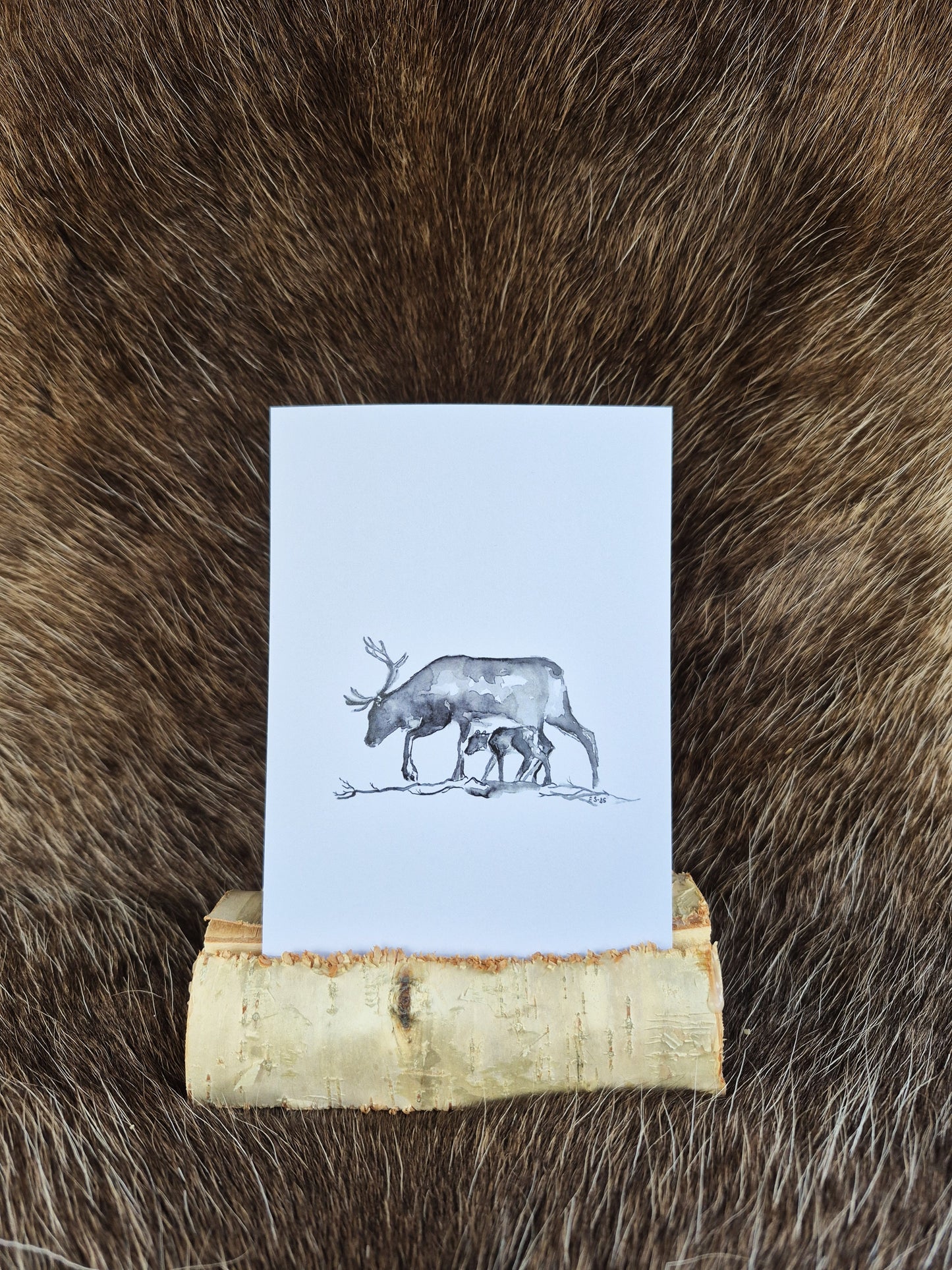 "Kaikkeni" Taidekortti A6