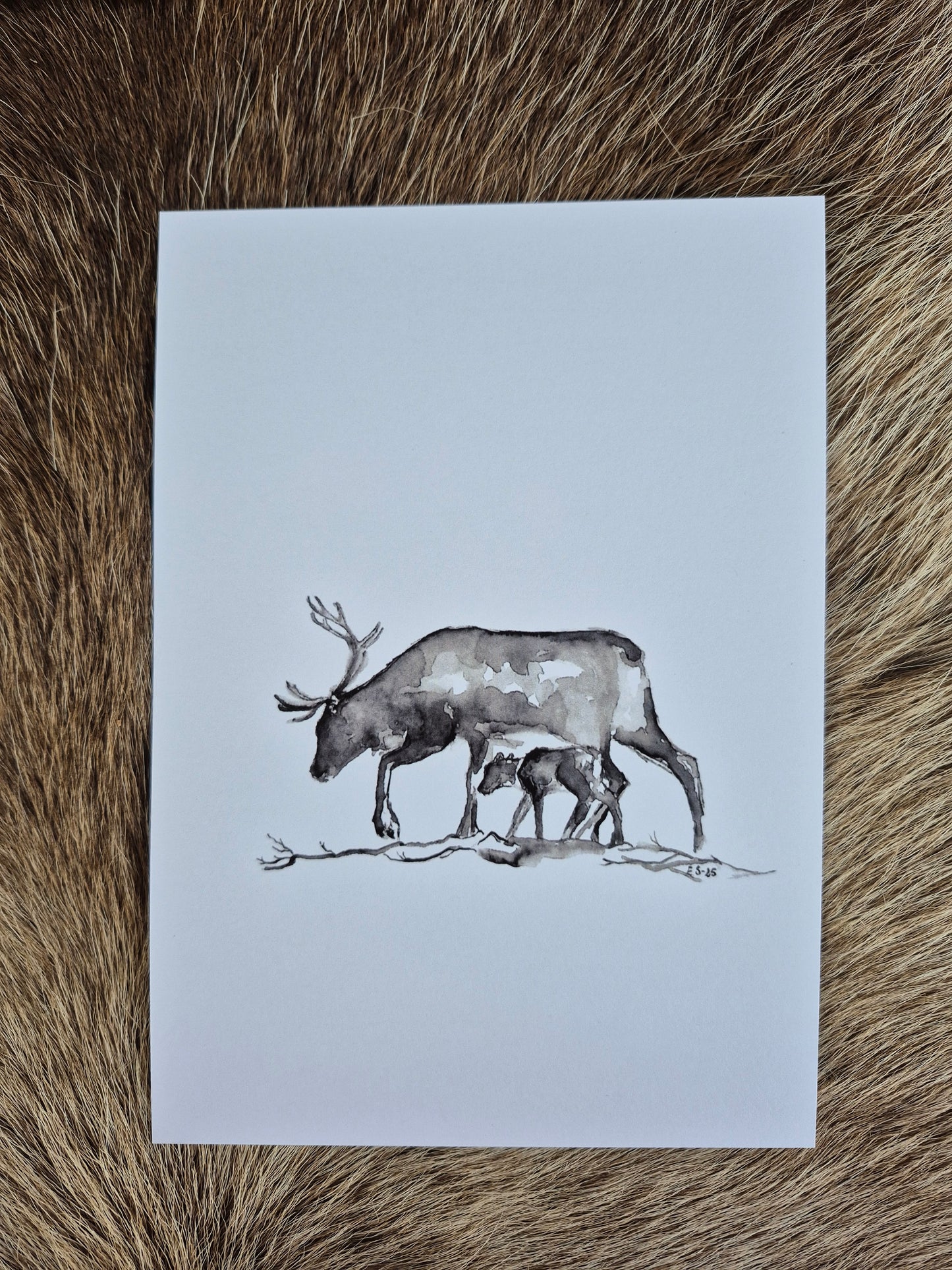 "Kaikkeni" Taidekortti A5