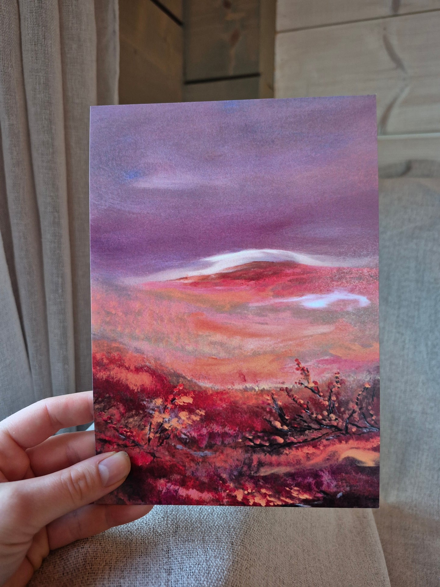 "Tunturissa" Taidekortti A5