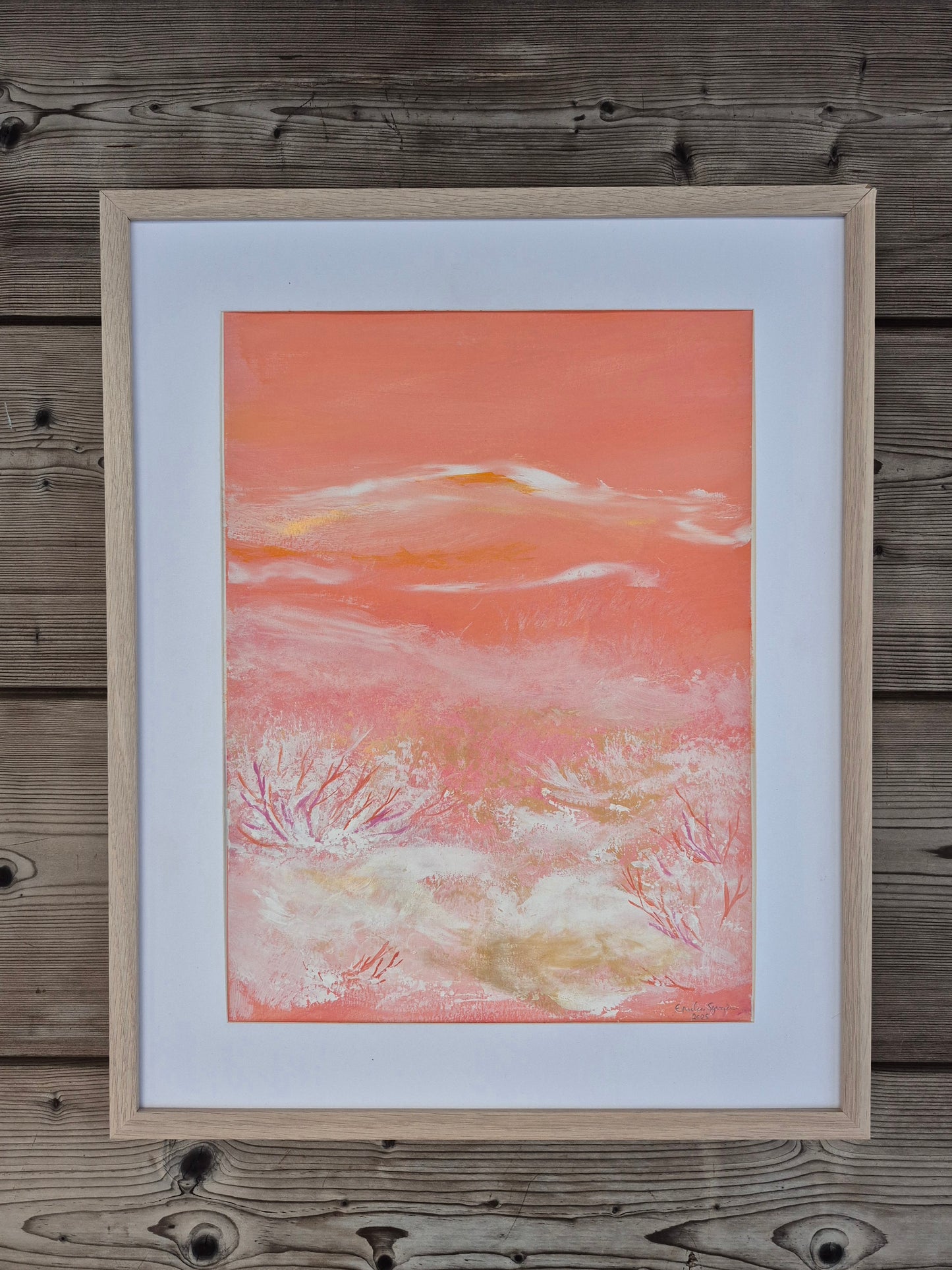 "Skierrien kevät" A3