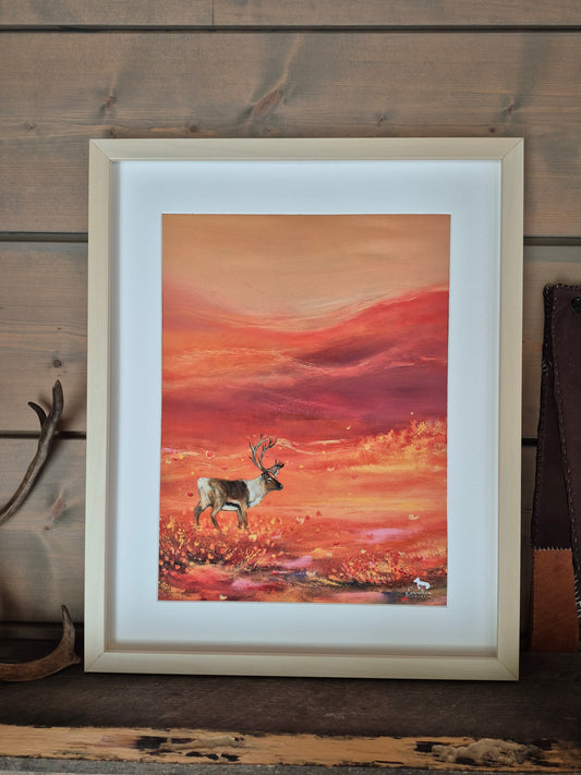 "Syystuuli" Taidejuliste 30x40cm