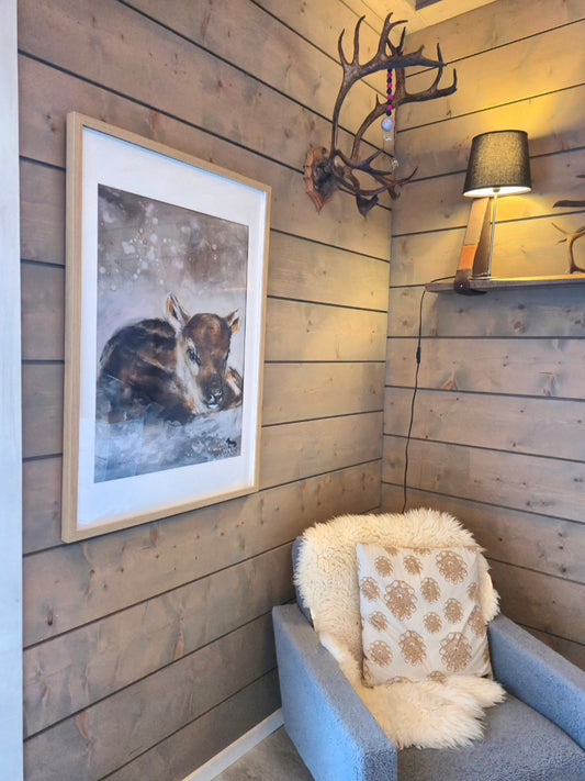 "Hetken tässä" Taidejuliste 50x70 cm