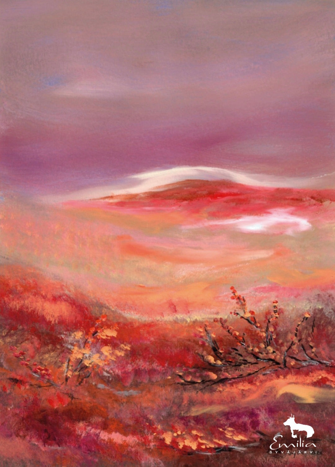 "Tunturissa" Taidejuliste 50x70 cm