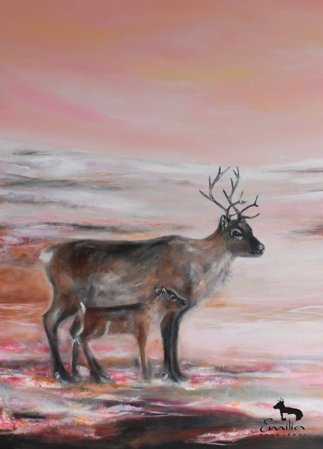 "Vaami ja vasa" Taidejuliste 50x70 cm