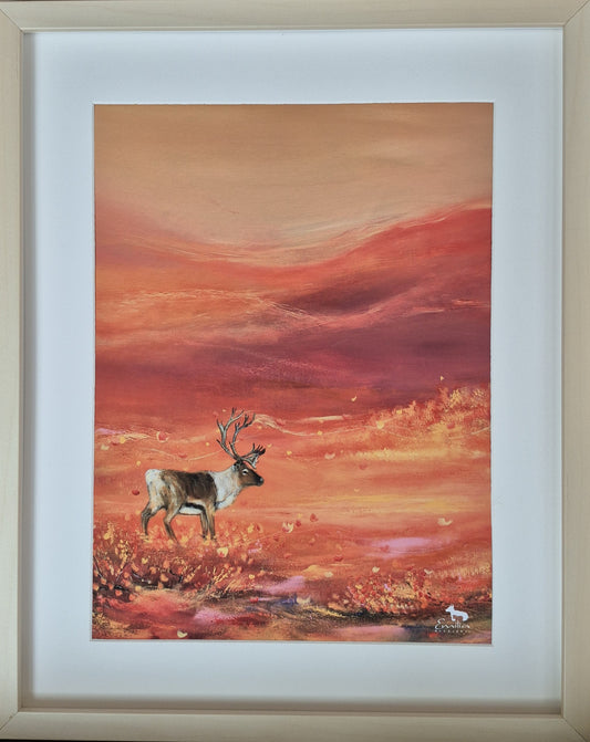 "Syystuuli" Taidejuliste 50x70 cm